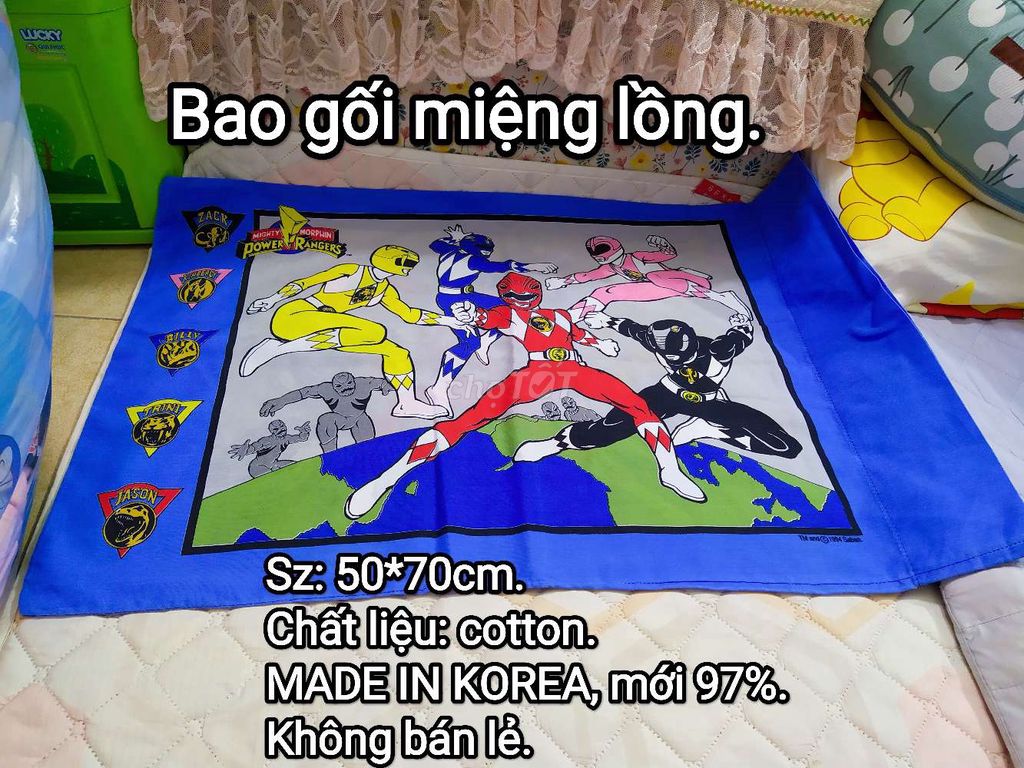 Sét Chăn + bao gối 100% cotton (KOREA).