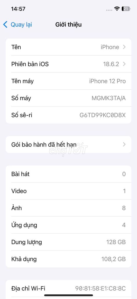 iPhone 12 Pro 128GB Xám. Mua bán Điện thoại tại Huyện Nghĩa Hành Quảng Ngãi được đăng bởi xuan pham hình 1