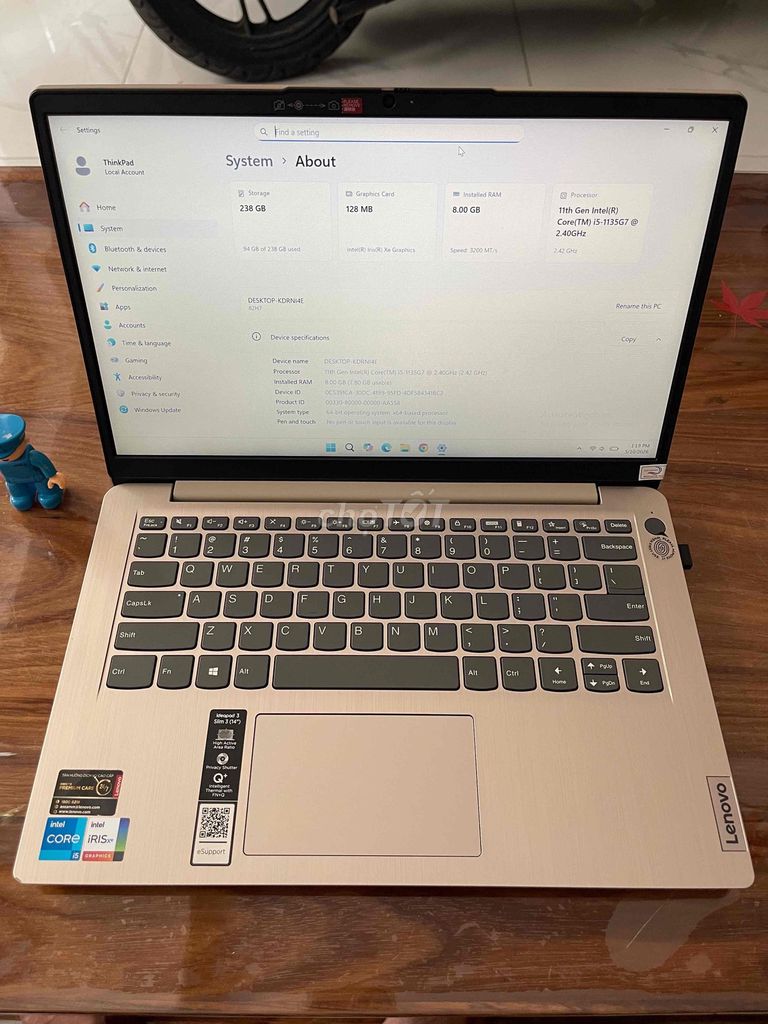 Lenovo Ideapad 3 Slim I5 1135g7 14 inch 8GB/256GB. Mua bán Laptop tại Quận Bình Tân Tp Hồ Chí Minh được đăng bởi cường hình 1