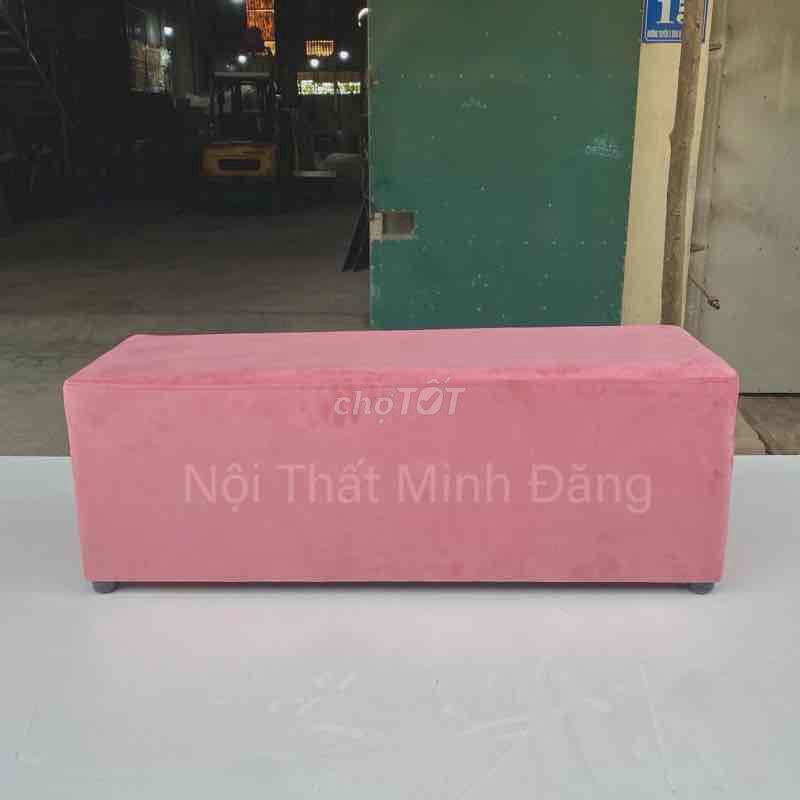 Ghế đôn sofa Nỉ nhung, khung gỗ. Mua bán Bàn ghế tại Huyện Hóc Môn Tp Hồ Chí Minh được đăng bởi Trung hình 1