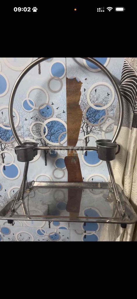 Cầu cho vẹt Inox 50cm 70cm 30cm 4 cóc. Mua bán Phụ kiện, Thức ăn, Dịch vụ tại Quận 7 Tp Hồ Chí Minh được đăng bởi Max Thắng hình 1