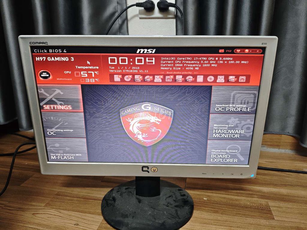 Màn hình Compaq 19 inch Xám. Mua bán Phụ kiện (Màn hình, Chuột...) tại Huyện Gia Lâm Hà Nội được đăng bởi abc hình 1