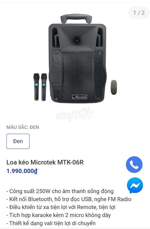 THANH LÝ Microtek MTK-06R
-Bình Không Cầm