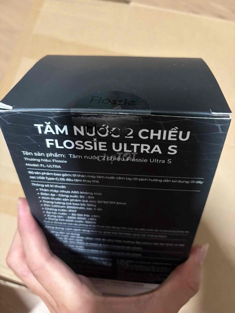 Tăm nước Flossie Ultra S Nhựa ABS. Mua bán Thiết bị vệ sinh, nhà tắm tại Quận 4 Tp Hồ Chí Minh được đăng bởi Khánh Nam hình 1