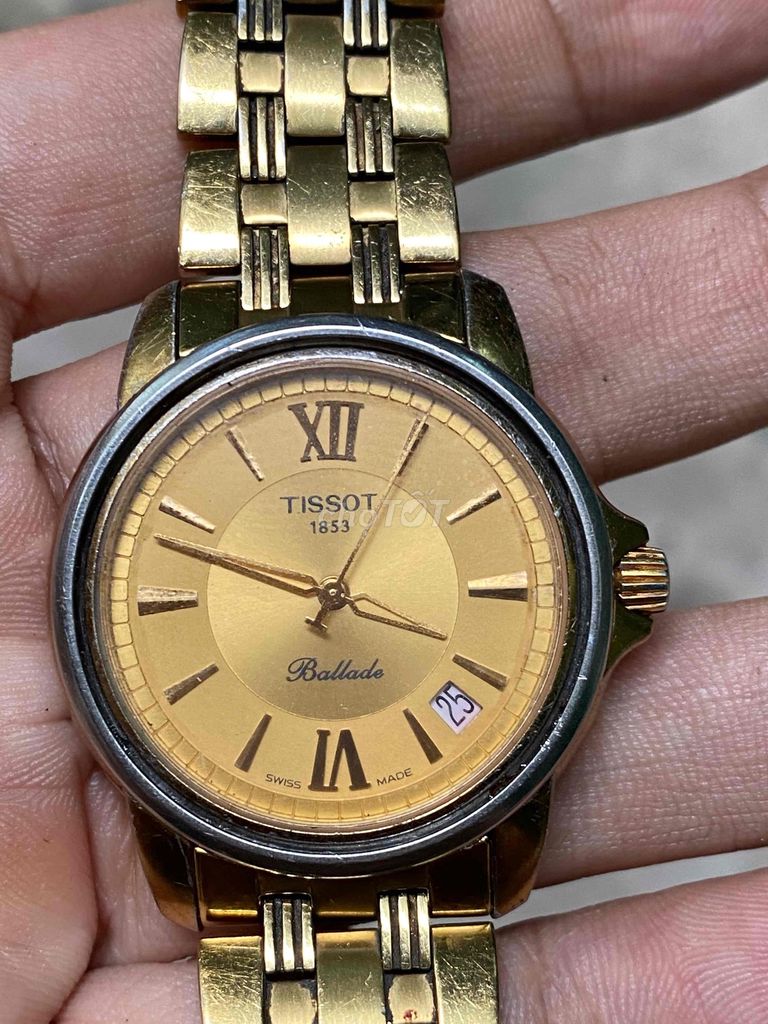 Tissot Ballade pin Mạ vàng 36mm. Mua bán Đồng hồ tại Quận 10 Tp Hồ Chí Minh được đăng bởi Tuan hình 1