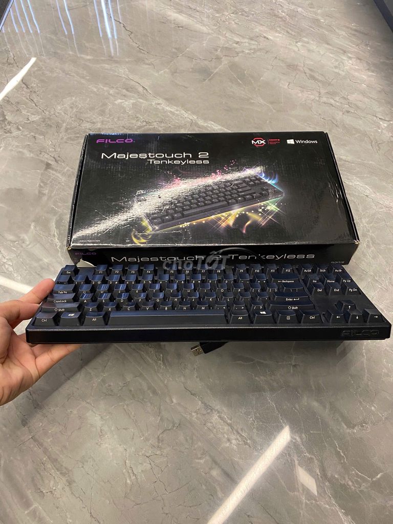 Bàn phím cơ Filco Majestouch 2 Đen Cherry MX Blue. Mua bán Phụ kiện (Màn hình, Chuột...) tại Quận Hoàng Mai Hà Nội được đăng bởi Happy Finds hình 1