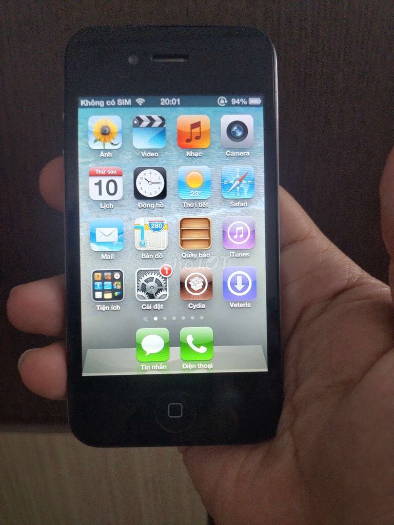 Apple iPhone 4 16GB Đen. Mua bán Điện thoại tại Quận Cầu Giấy Hà Nội được đăng bởi Hoàng Anh Táo Cổ hình 1