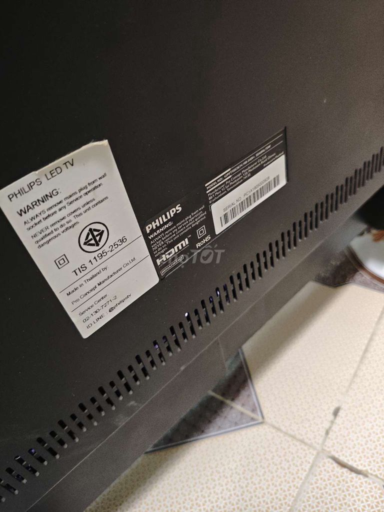 Tivi Philips 32PHT4002S/67 Đen. Mua bán Tivi, Âm thanh tại Quận 8 Tp Hồ Chí Minh được đăng bởi Philip hình 1