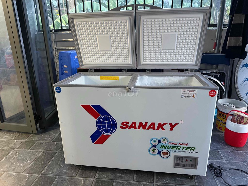 Tủ đông Sanaky Inverter 2 ngăn Trắng. Mua bán Tủ lạnh tại Quận Liên Chiểu Đà Nẵng được đăng bởi Na Na hình 1