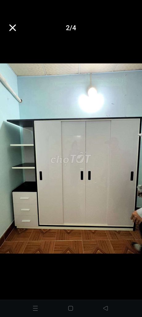 TỦ NHỰA LÙA 4 CÁNH 1 KỆ KHUNG MÀU ĐEN CÁNH TRẮNG . Mua bán Tủ, kệ gia đình tại Thành phố Biên Hòa Đồng Nai được đăng bởi Tủ nhựa đài loan hoàng quân hình 1