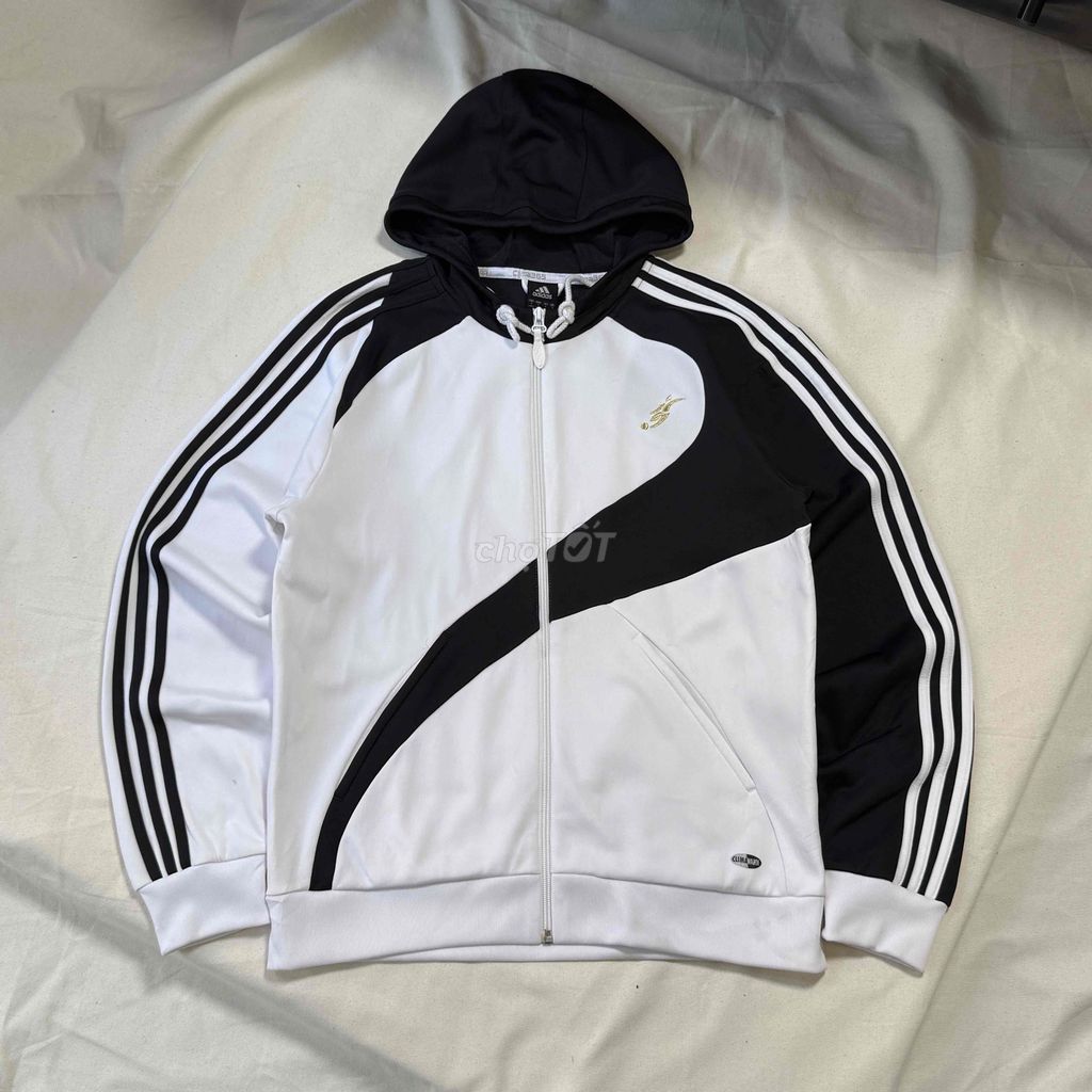 AdiDAS Football 3 Striped Hooded Jacket. Mua bán Quần áo tại Thành phố Qui Nhơn Bình Định được đăng bởi Dương Bảo Huy hình 1