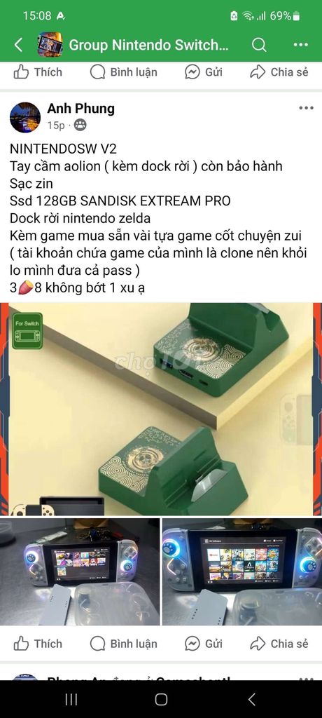 Nintendo switch 2 đẹp