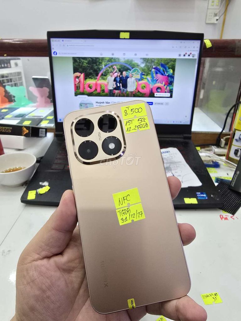Xiaomi 15T 5G 256GB Vàng Đã sử dụng. Mua bán Điện thoại tại Thành phố Long Xuyên An Giang được đăng bởi Facebook Cầm Đồ Thúy Vân hình 1