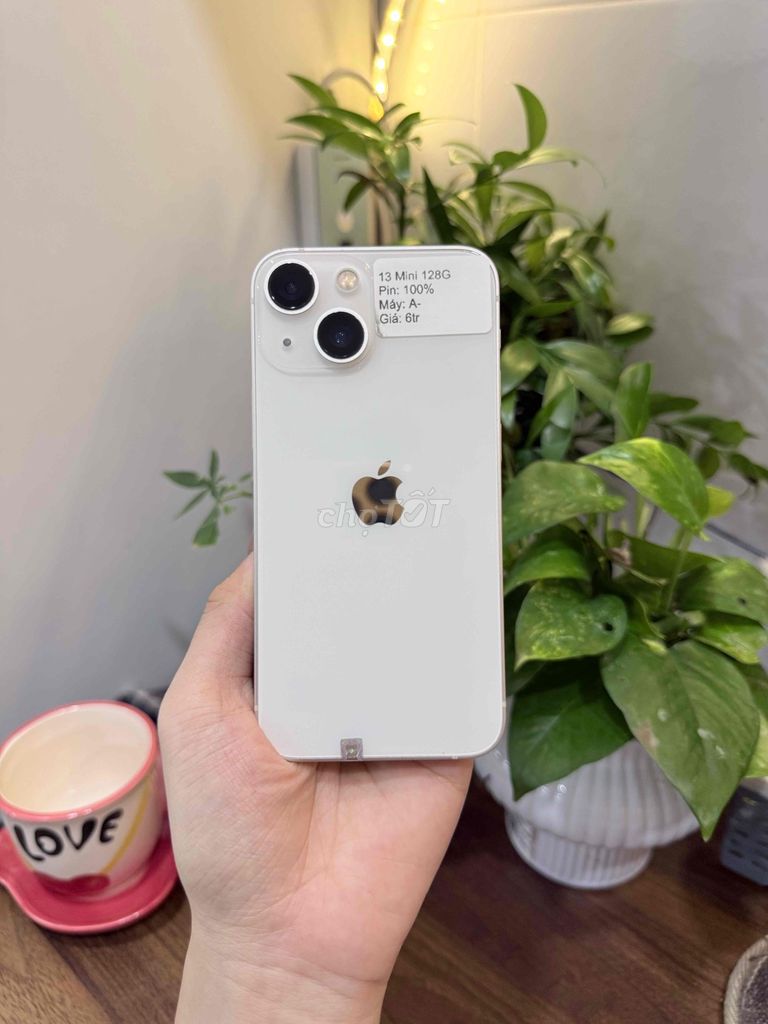 Apple iPhone 13 Mini 128GB Trắng đẹp 99%. Mua bán Điện thoại tại Huyện Hóc Môn Tp Hồ Chí Minh được đăng bởi Luân Hoài hình 1