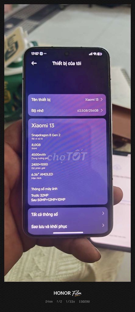 Xiaomi 13 256GB. Mua bán Điện thoại tại Quận Ninh Kiều Cần Thơ được đăng bởi map hình 1