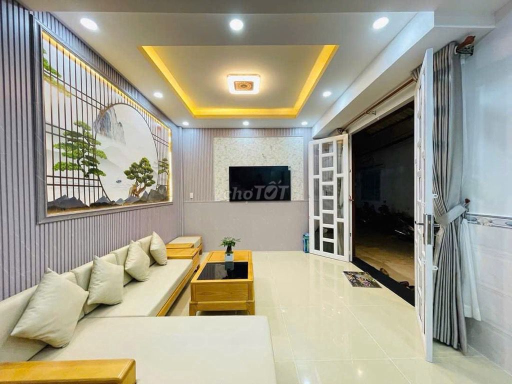 Nhà mới xây, Hẻm xe hơi Quang Trung Gò Vấp, 41m2 Giá chỉ 4,9 tỷ