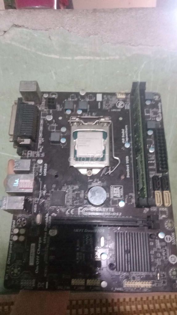 Mainboard Gigabyte H81M-DS2 Pentium G3260 LGA1150. Mua bán Linh kiện (RAM, Card...) tại Huyện Tây Sơn Bình Định được đăng bởi không biết đặt tên j hình 1
