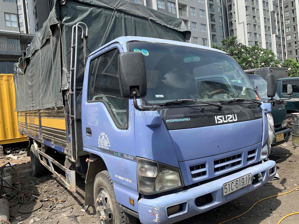 Isuzu 3,5t đời 2007 thùng bạt 5*2*2,35 m mlanh