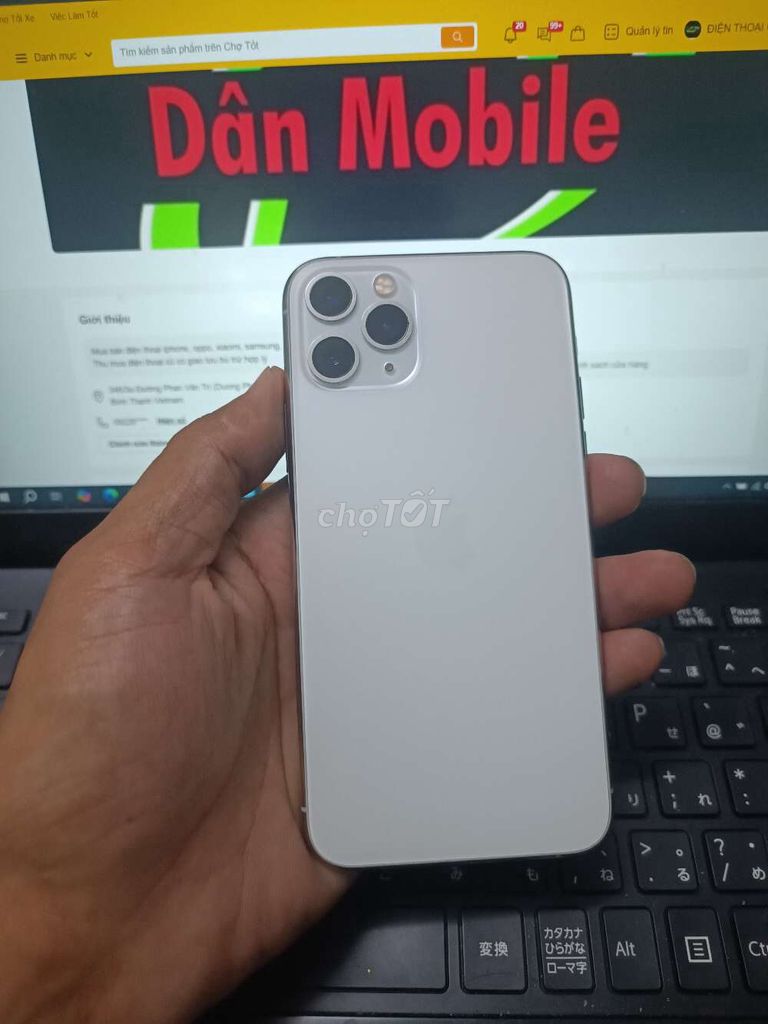 IPHONE 11 PRO 64GB MÁY QUỐC TẾ ZIN FULL CN. Mua bán Điện thoại tại Quận Bình Thạnh Tp Hồ Chí Minh được đăng bởi Dân Mobile hình 1
