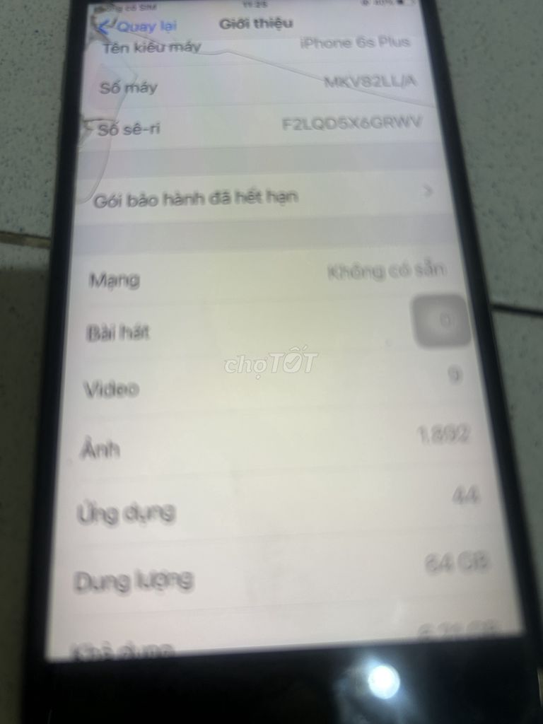Apple iPhone 6s Plus 64GB Bạc. Mua bán Điện thoại tại Quận 3 Tp Hồ Chí Minh được đăng bởi Thanh hình 1