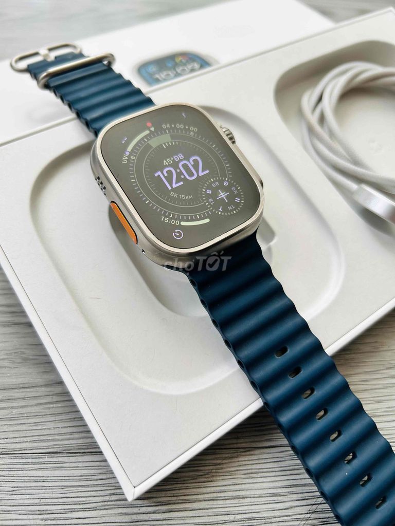 Apple Watch Ultra 2 Titan Xám 99% esim Vn 🇻🇳. Mua bán Thiết bị đeo thông minh tại Quận Tân Phú Tp Hồ Chí Minh được đăng bởi Công nghệ di động Apple Watch Samsung Tai nghe hình 1