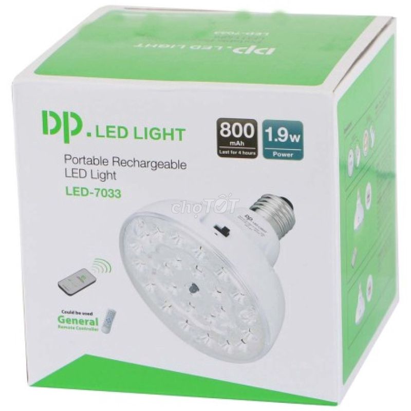 Bóng Đèn Chén DP LED-7033 Có điều Khiển