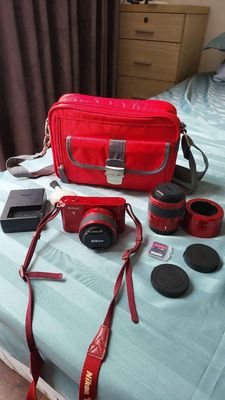 Nikon Mirrorless J1 kèm 2 lens và túi