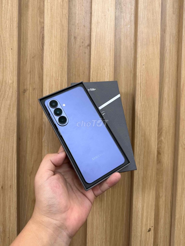 Samsung S26+ 12GB/256GB Tím Đã dùng. Mua bán Điện thoại tại Quận Đống Đa Hà Nội được đăng bởi  HT Mobie Trả góp nợ xáu bao duyệt hình 1