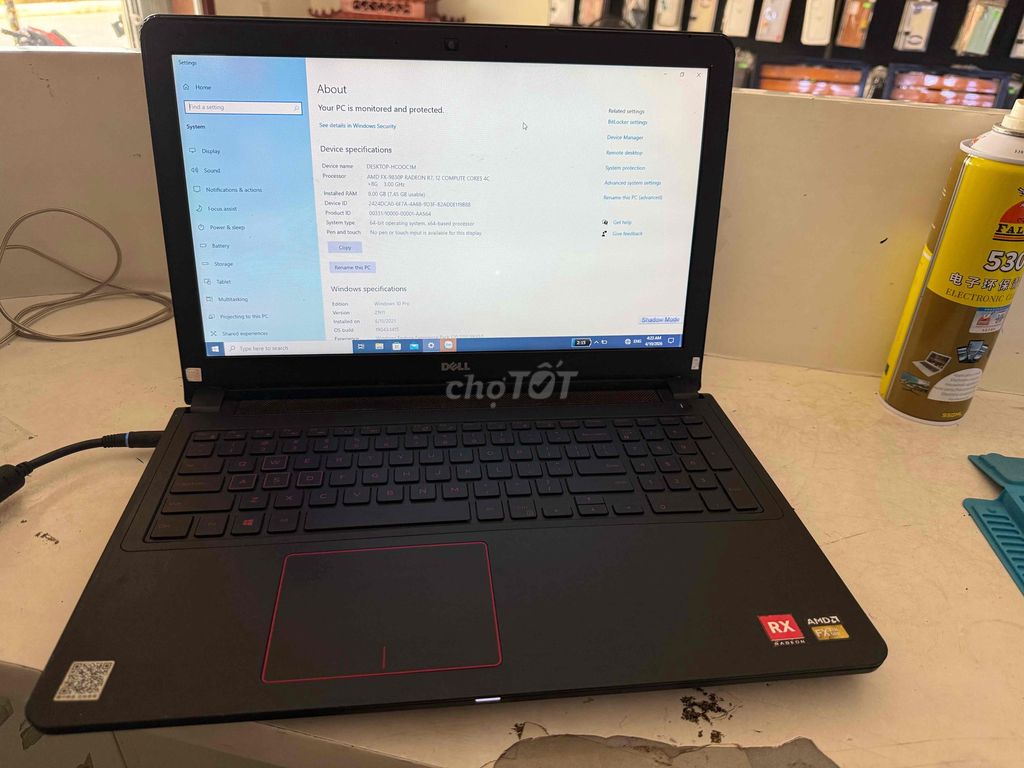 Dell Laptop i5 8GB/256GB Đen. Mua bán Laptop tại Huyện Thuỷ Nguyên Hải Phòng được đăng bởi Hùng Nguyễn THP store hình 1