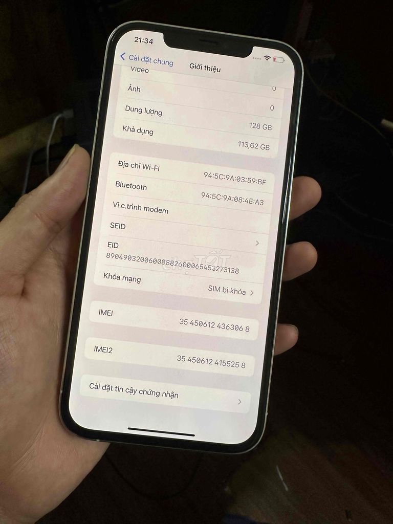 iPhone 12 Pro Max 128GB lock Bạc. Mua bán Điện thoại tại Thành phố Biên Hòa Đồng Nai được đăng bởi hoàng tâm hình 1