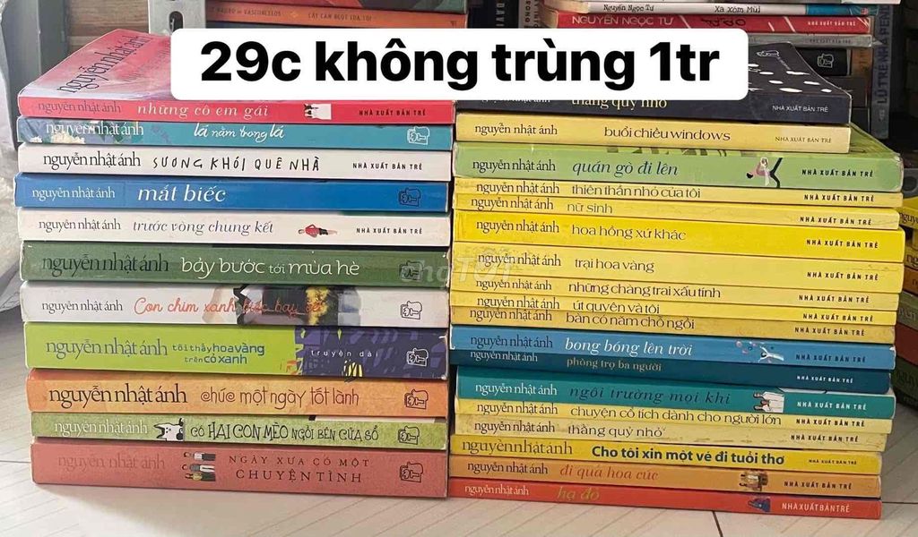 Tuyển tập sách Nguyễn Nhật Ánh. Mua bán Sách tại Huyện Lấp Vò Đồng Tháp được đăng bởi Chơn Trần hình 1