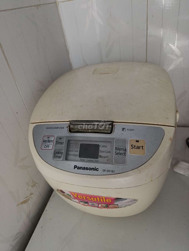 Nồi cơm điện Panasonic SR-DE182 Trắng kem 1.8L. Mua bán Bếp, lò, đồ điện nhà bếp tại Huyện Châu Thành A Hậu Giang được đăng bởi Tú hình 1
