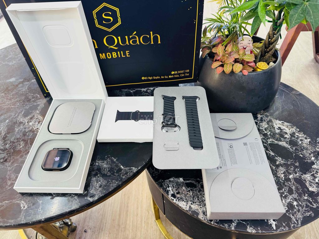 Apple Watch Ultra 2 2024 Viền titan đen VN fullbox