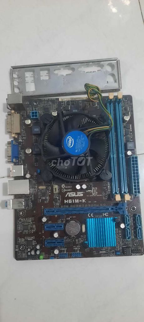 Mainboard Asus H61M-K CPU Intel i3-2120 Tốt. Mua bán Linh kiện (RAM, Card...) tại Quận 12 Tp Hồ Chí Minh được đăng bởi Nội Thất Ngôi Nhà Xanh  hình 1