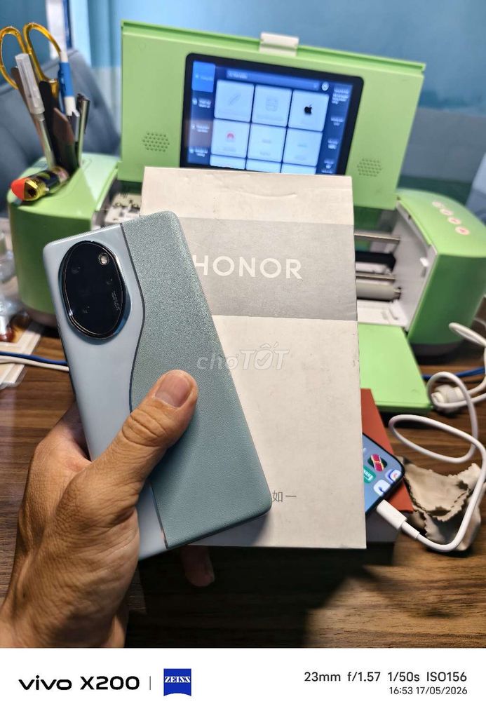 Honor 100 Pro 256GB Xanh. Mua bán Điện thoại tại Thành phố Thủ Dầu Một Bình Dương được đăng bởi Bùi Văn Kỷ hình 1