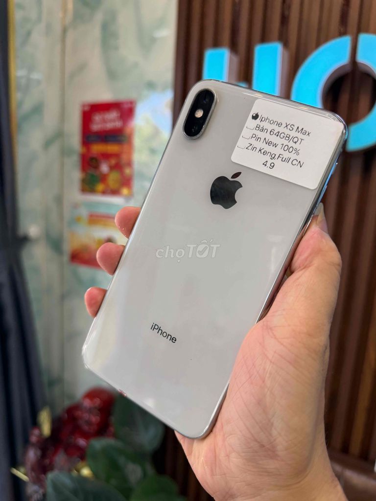 🍎 Xs max  Zin / Quốc Tế 64G. Mua bán Điện thoại tại Thành phố Huế Thừa Thiên Huế được đăng bởi Hoàng Lộc Smartphone  hình 1