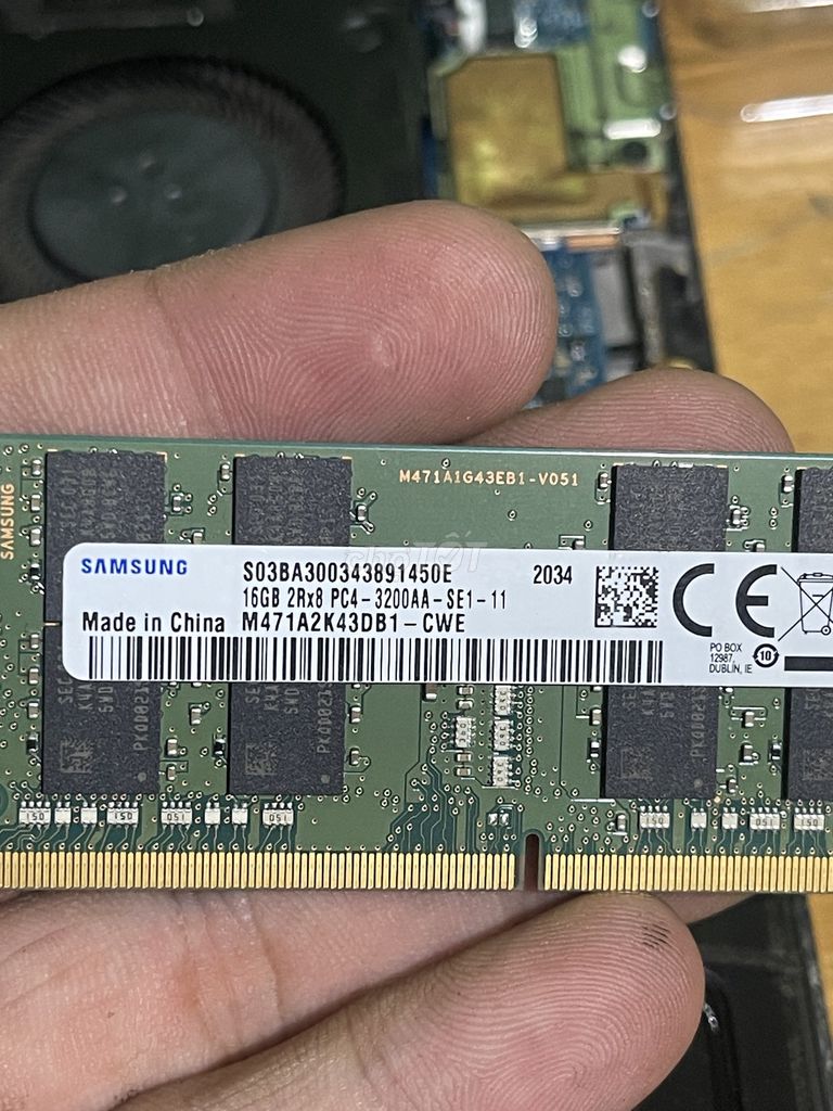 RAM Samsung 16GB DDR4 3200MHz. Mua bán Linh kiện (RAM, Card...) tại Thành phố Hội An Quảng Nam được đăng bởi Ngọc hạnh Dương hình 1
