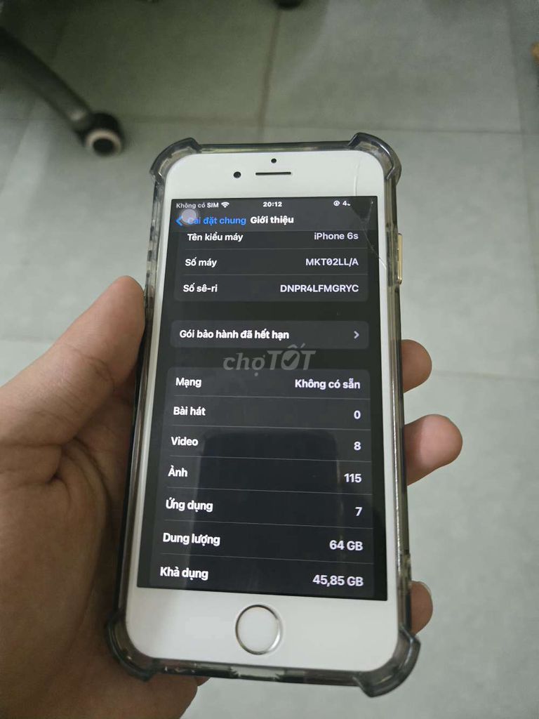 Apple iPhone 6s 64GB Trắng Đã qua sử dụng. Mua bán Điện thoại tại Quận Bắc Từ Liêm Hà Nội được đăng bởi Hưng hình 1