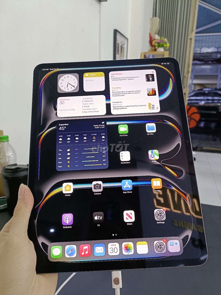 iPad Pro m4 13inch 256GB bản 5G Gray keng pin 100