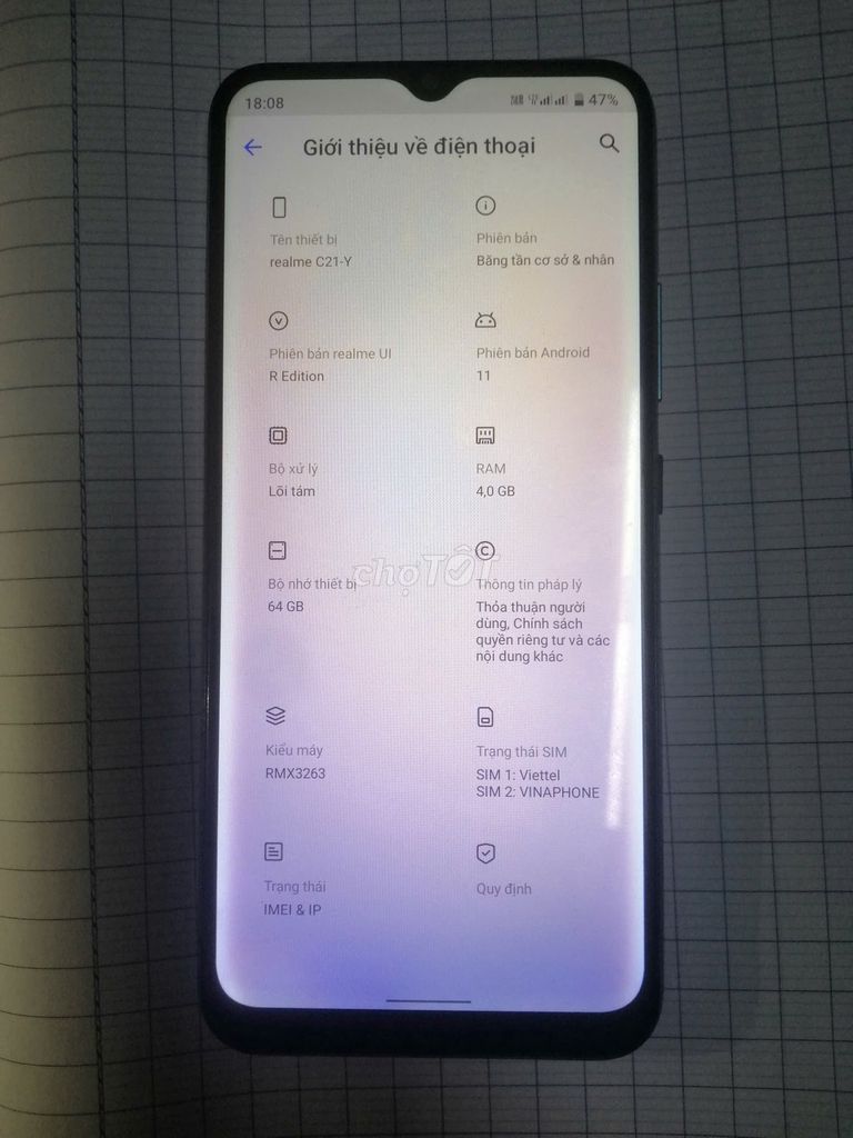 Realme C21Y 4GB 64GB Đen. Mua bán Điện thoại tại Thành phố Thủ Đức Tp Hồ Chí Minh được đăng bởi Kamisato Art hình 1