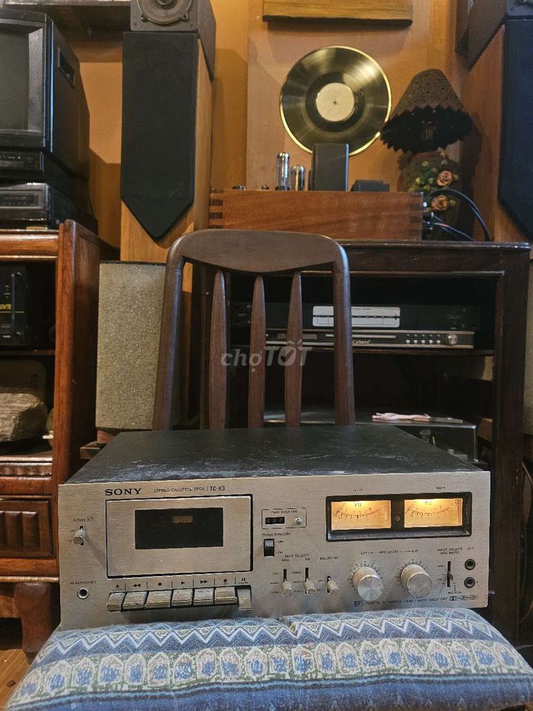 Đầu cassette Sony TC-K3 Bạc. Mua bán Tivi, Âm thanh tại Thành phố Đà Lạt Lâm Đồng được đăng bởi Tắc Kè Hoa Vintage  hình 1