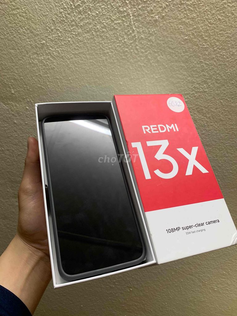 Xiaomi Redmi 13x 8GB/128GB Đen Mới. Mua bán Điện thoại tại Quận Cầu Giấy Hà Nội được đăng bởi Minh Tuấn hình 1