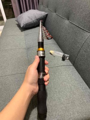 Cần câu máy rút gọn 36cm dài 2m1. Mua bán Đồ thể thao, Dã ngoại tại Thị xã Bến Cát Bình Dương được đăng bởi Phú