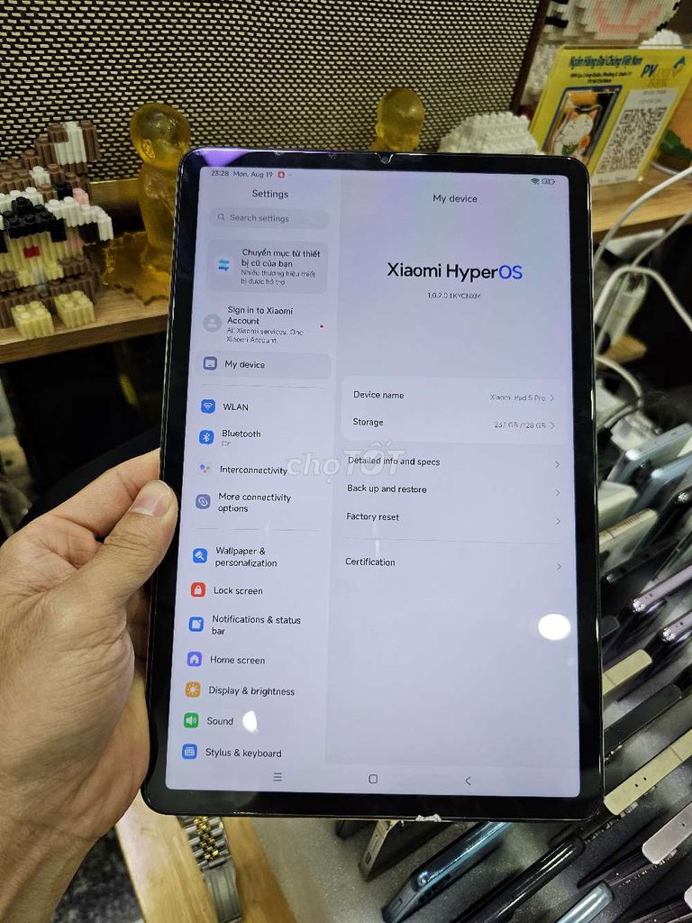 XIAOMI MI PAD 5 PRO TRẮNG 6.128 SNAP 870 99% ZIN