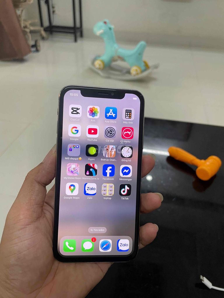 Apple iPhone X 64GB Trắng Đã dùng. Mua bán Điện thoại tại Quận Cẩm Lệ Đà Nẵng được đăng bởi tony hình 1