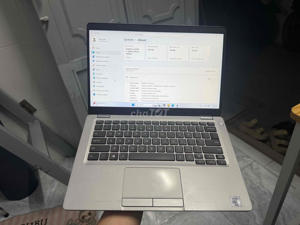 Dell Latitude 5310 i7 10th 8GB/256GB cảm ứng. Mua bán Laptop tại Quận 12 Tp Hồ Chí Minh được đăng bởi NTTU hình 1