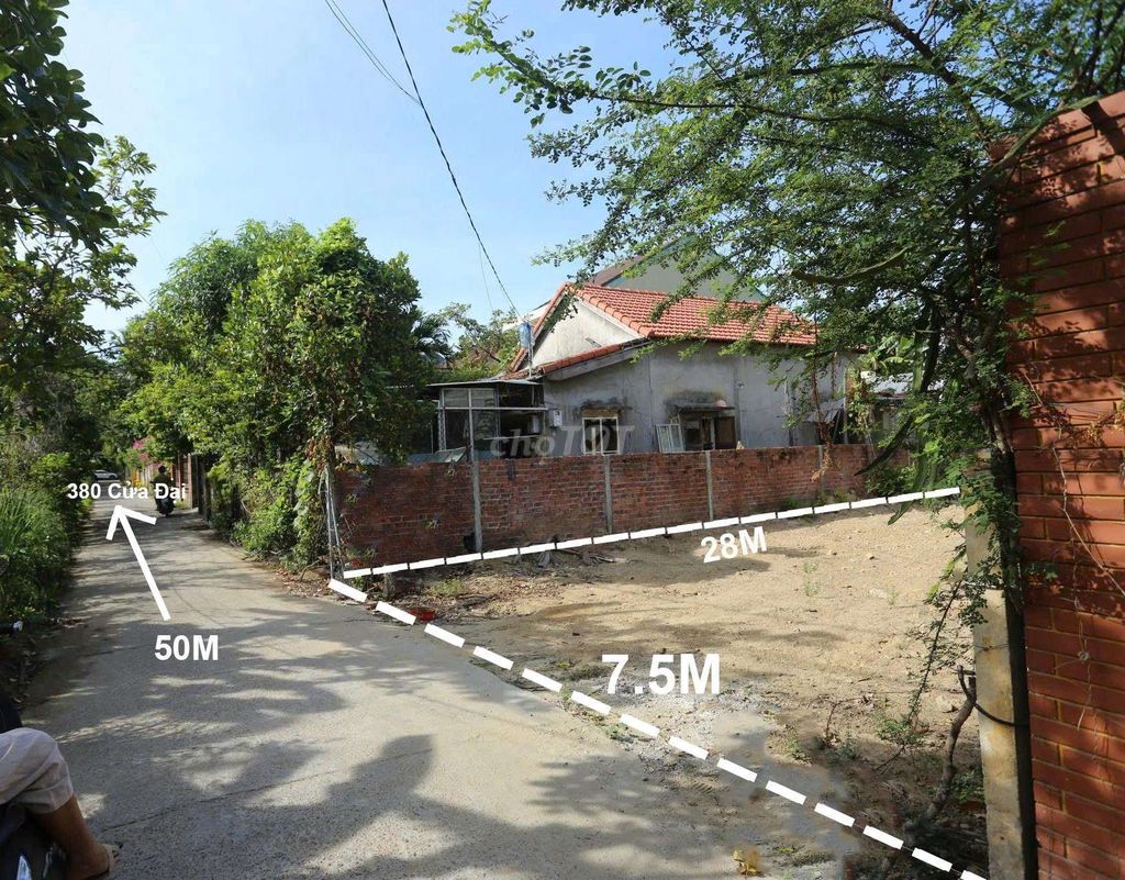 Đất trung tâm Hội An, Cẩm Châu khu vực kinh doanh dịch vụ ~200m2.