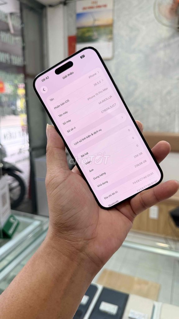 Apple iPhone 15 Pro Max 256GB Đen Mỹ. Mua bán Điện thoại tại Quận Bình Thạnh Tp Hồ Chí Minh được đăng bởi Phan Luận hình 1