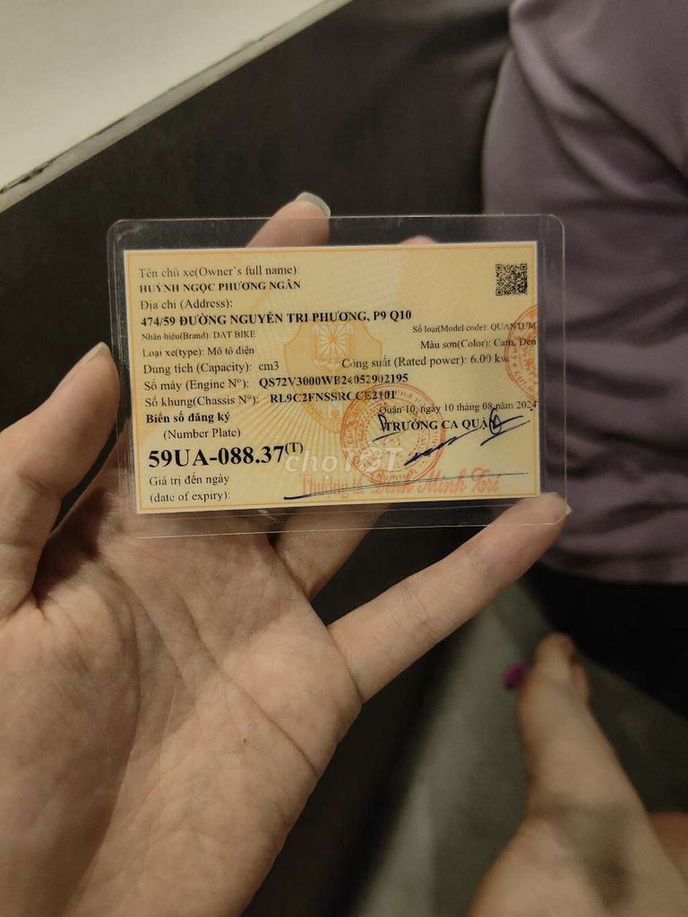 Datbike Quantum full chức năng màu Cam. Mua bán Xe điện tại Quận Tân Bình Tp Hồ Chí Minh được đăng bởi Nessy Huynh hình 2