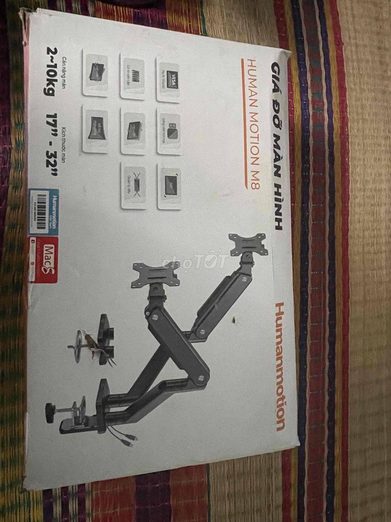 Giá đỡ màn hình Humanmotion M8 Đen. Mua bán Phụ kiện (Màn hình, Chuột...) tại Quận Thanh Khê Đà Nẵng được đăng bởi Nguyen Van Thang hình 1